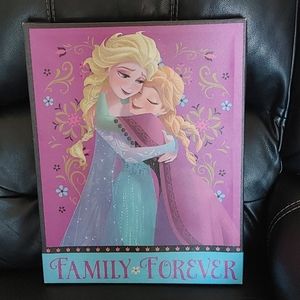 Elsa & Anna Family Forever Canvas Wall Art